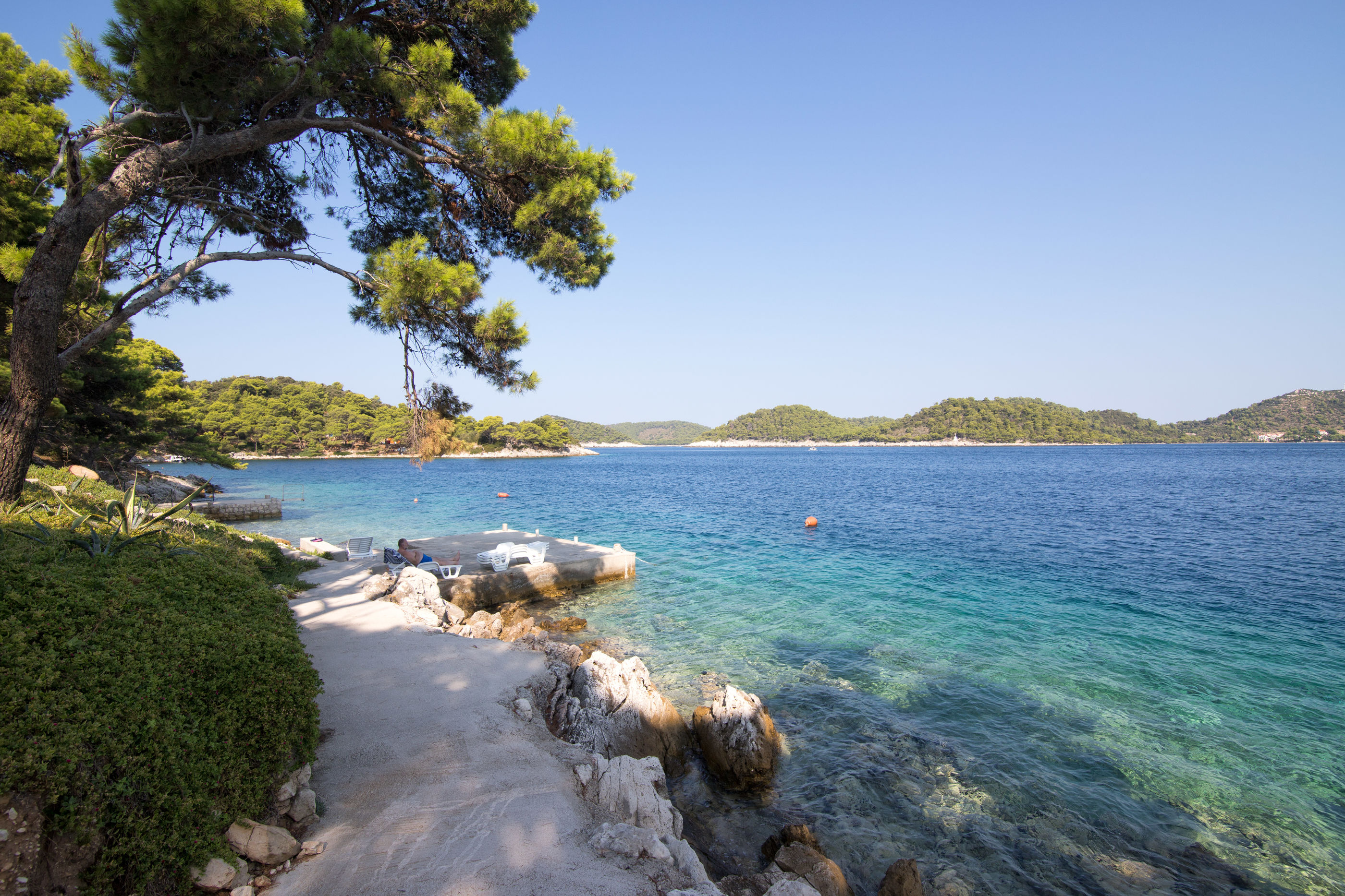 Ferienhaus in Ubli (Kroatien) und 2 Hunde erlaubt