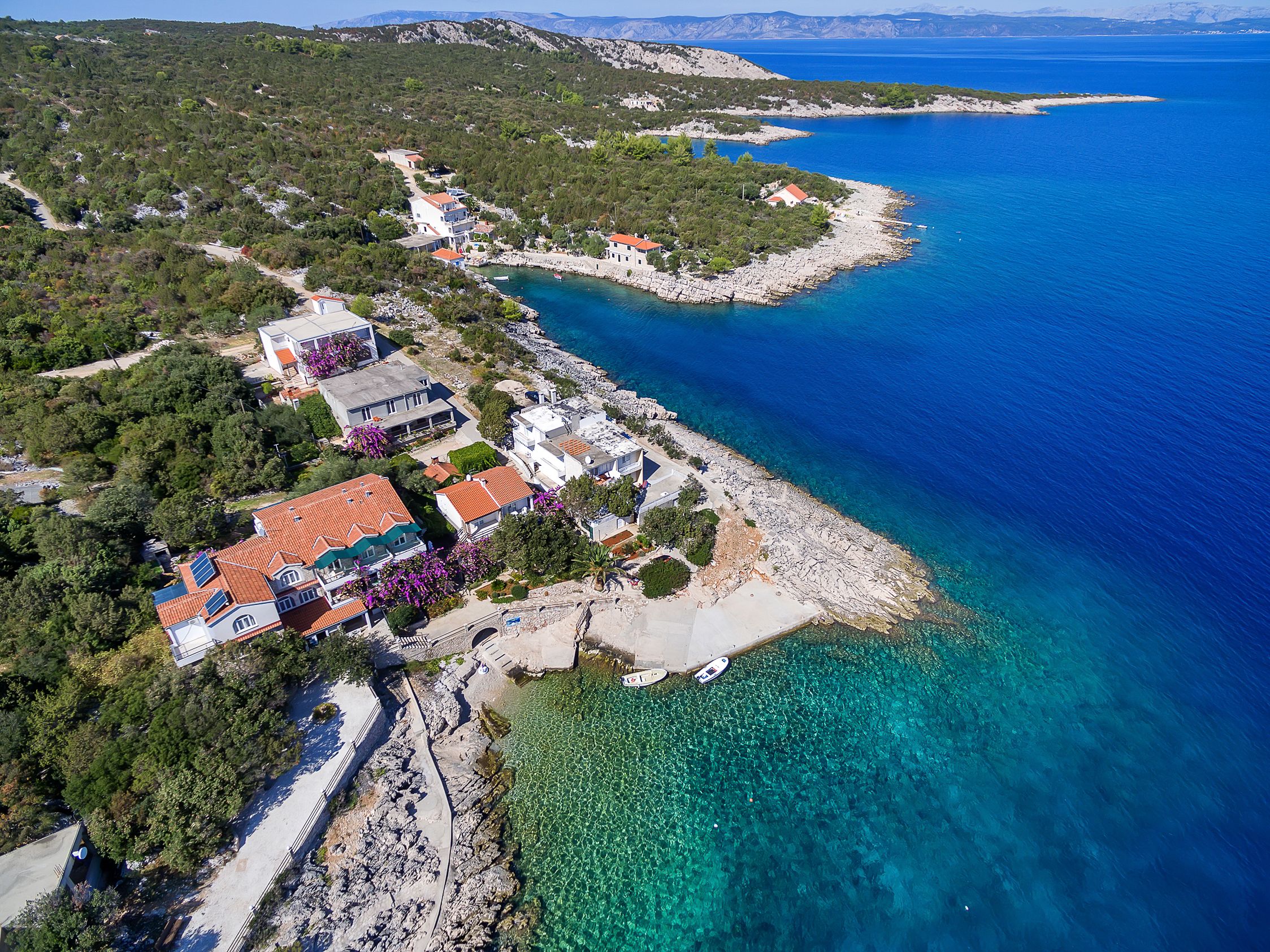 Ferienhaus in Gdinj - island Hvar (Kroatien) und 2 Hunde erlaubt