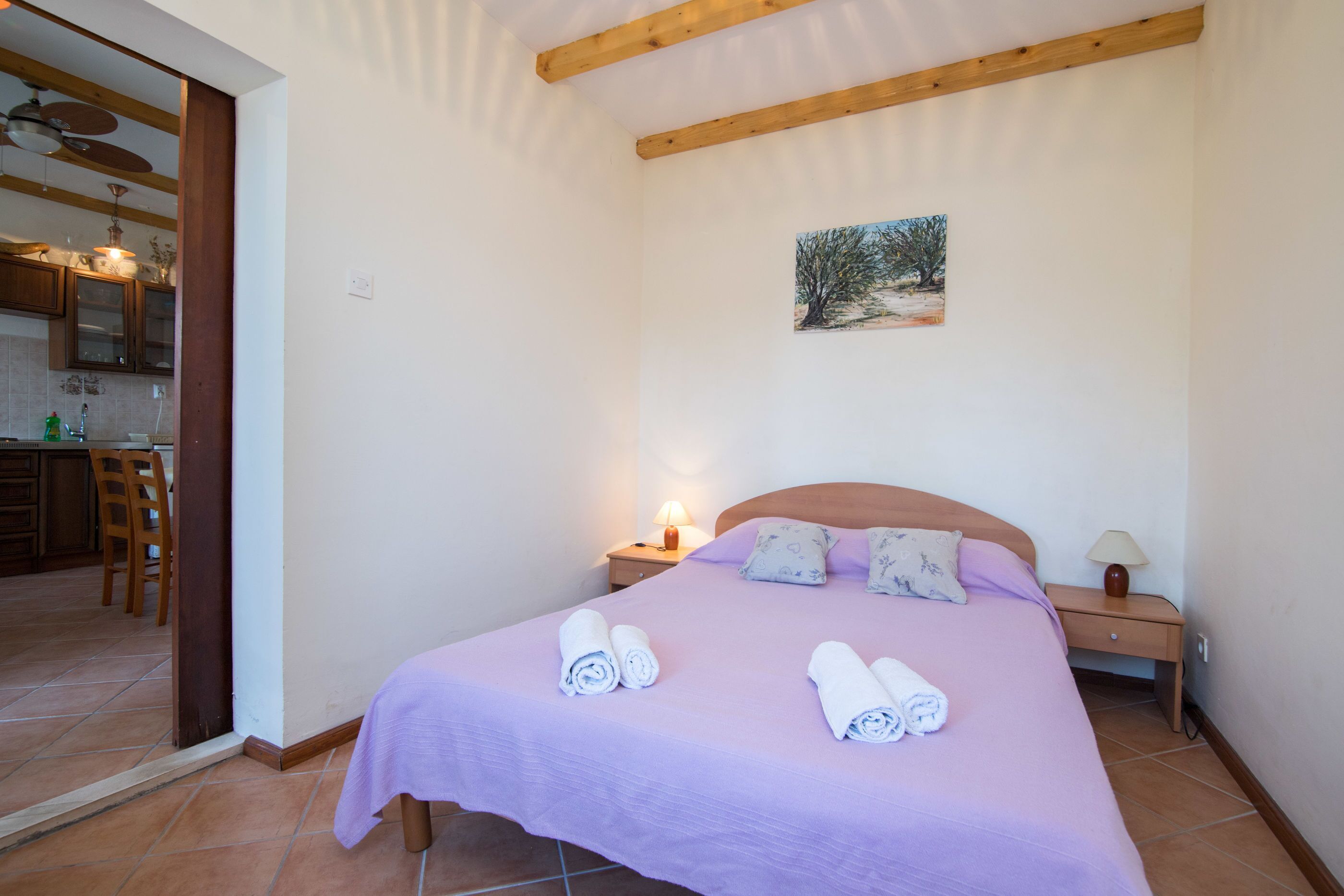 Ferienhaus in Ubli (Kroatien) und 2 Hunde erlaubt