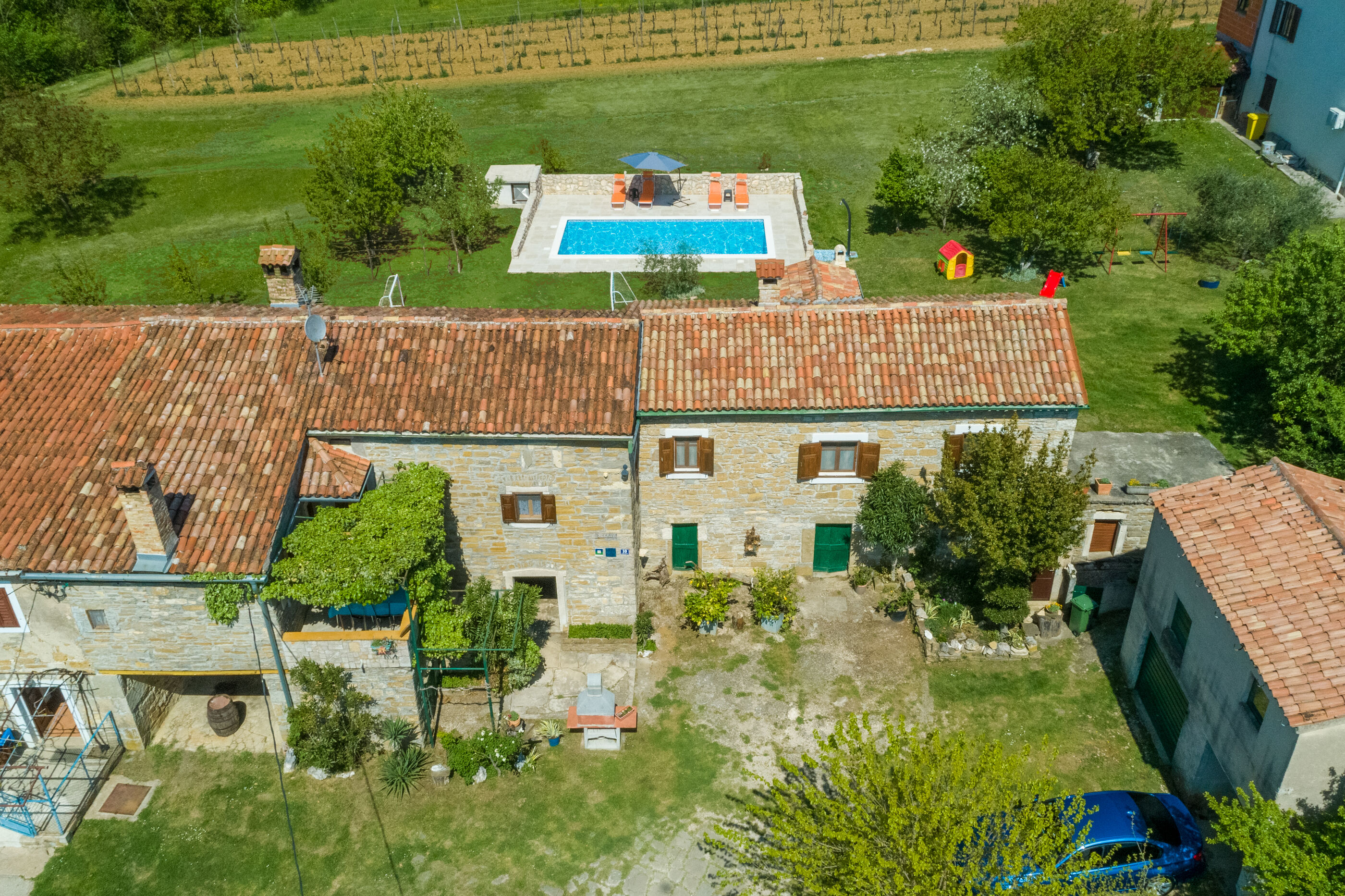Ferienhaus in Lanišce Kršan (Kroatien) und 2 Hunde erlaubt