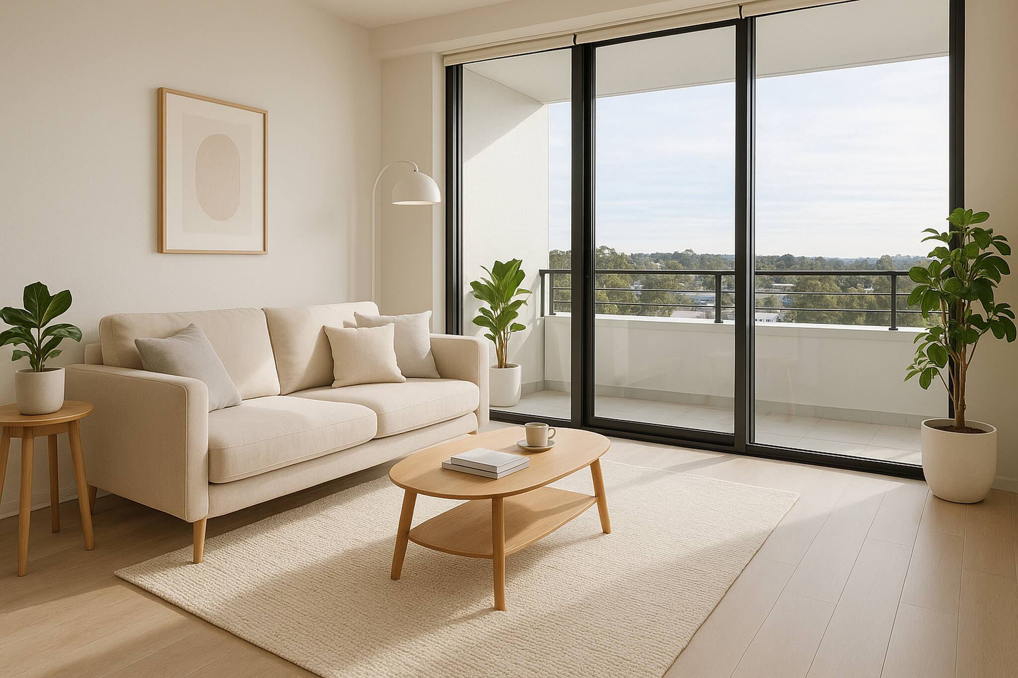 Wohnung 2 Schlafzimmer, mit Klimaanlage