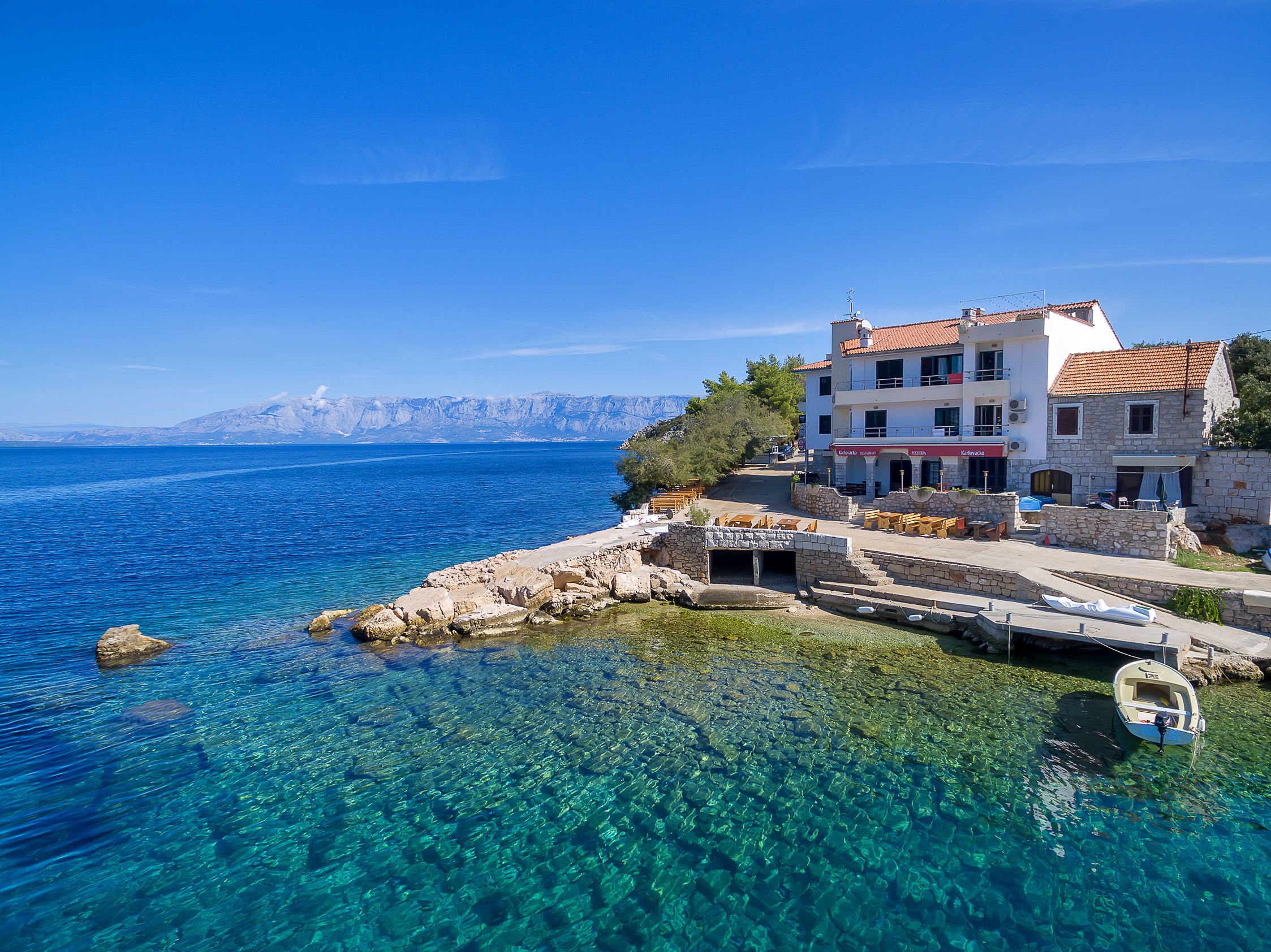 Ferienhaus in Gdinj - island Hvar (Kroatien) und 2 Hunde erlaubt