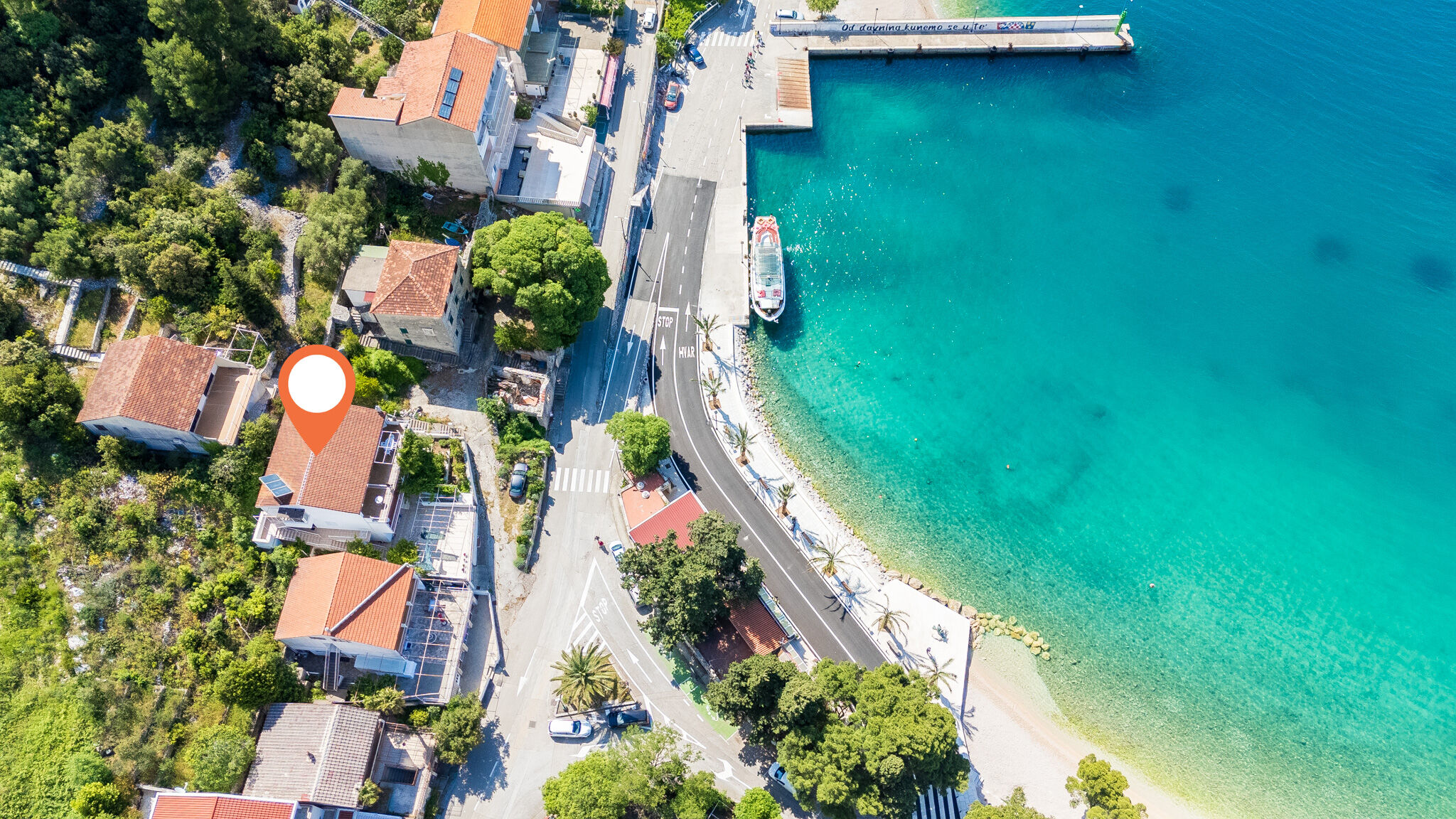 Vakantiehuis in Drvenik (Kroatië) 2 honden zijn welkom