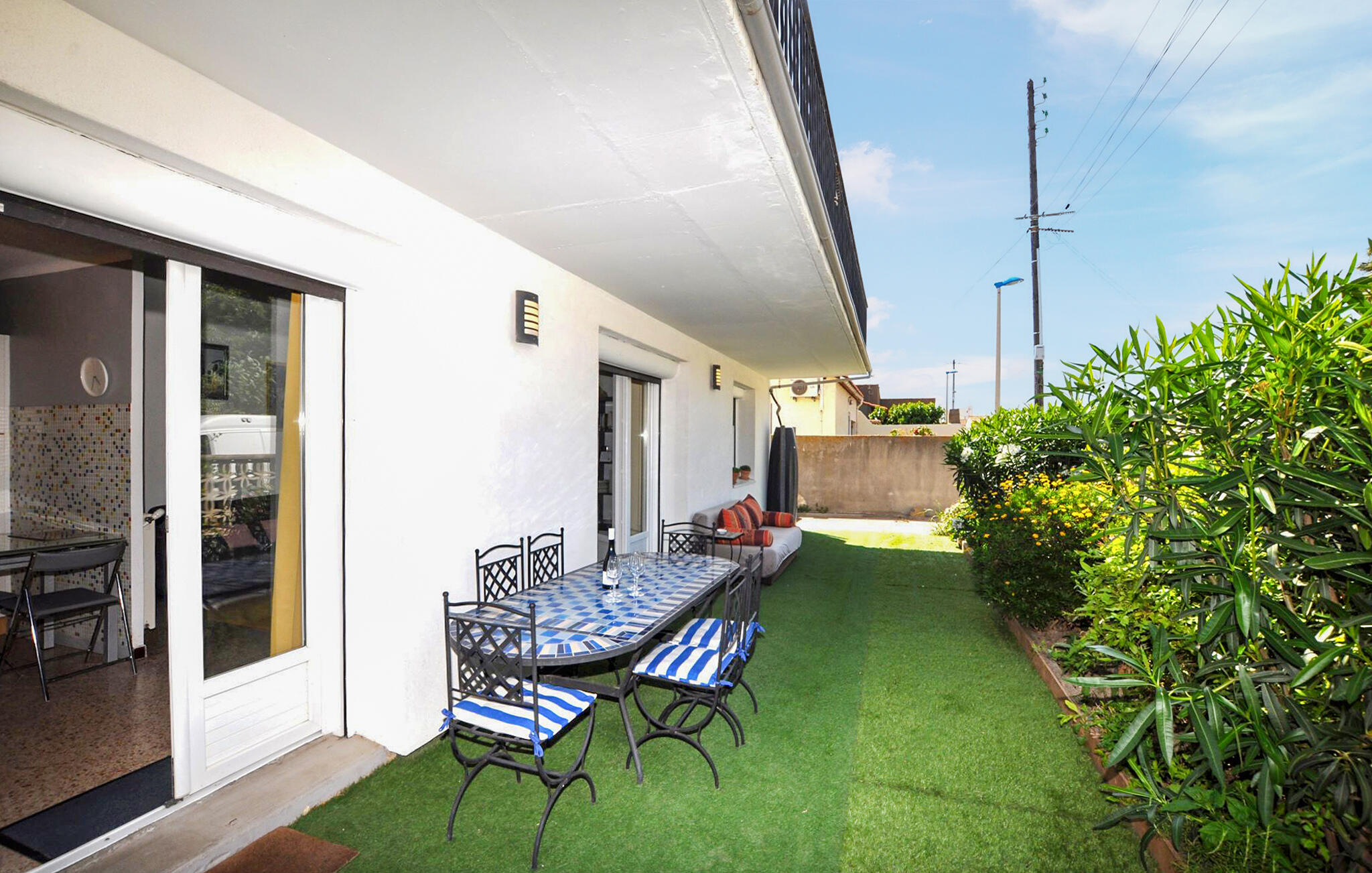 Maison de campagne confortable, 2 chambres, avec vue sur mer