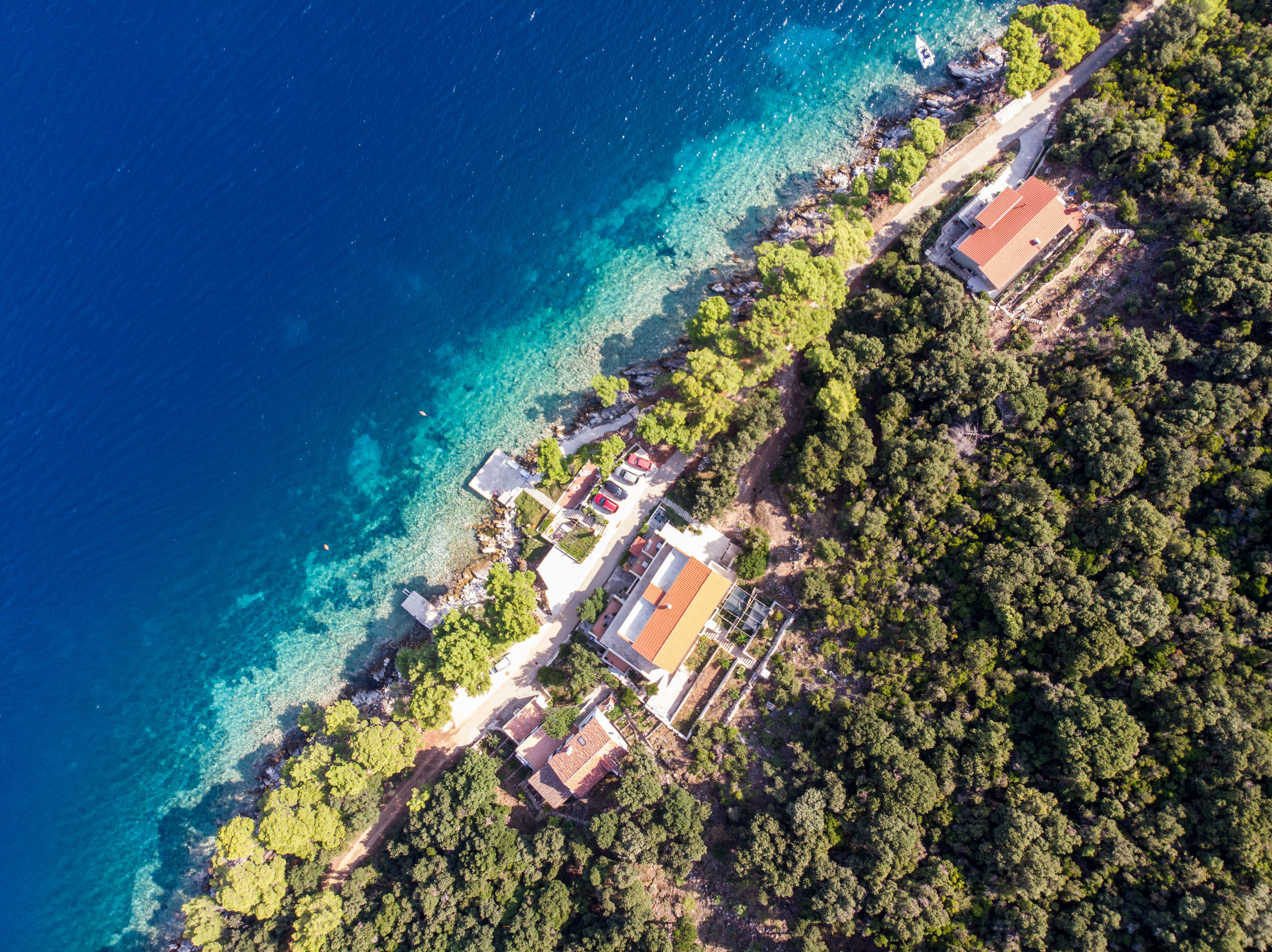 Ferienhaus in Ubli (Kroatien) und 2 Hunde erlaubt