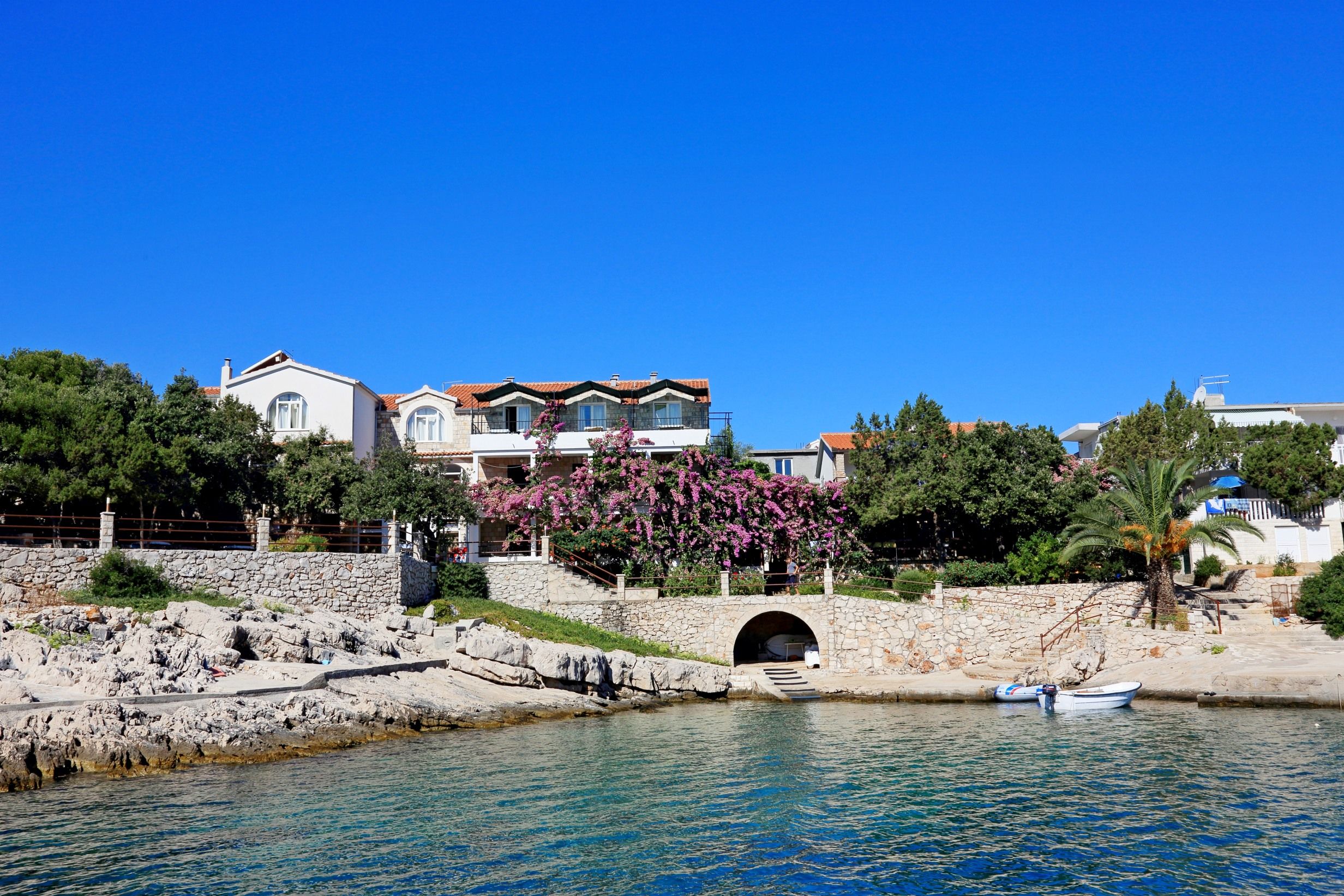 Ferienhaus in Zastrazisce - island Hvar (Kroatien) und 2 Hunde erlaubt