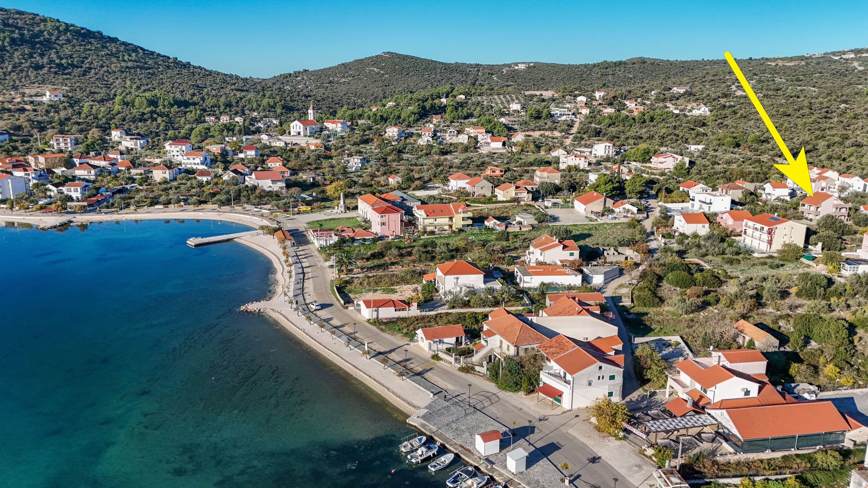 Ferienhaus in Vinisce (Kroatien) und 2 Hunde erlaubt