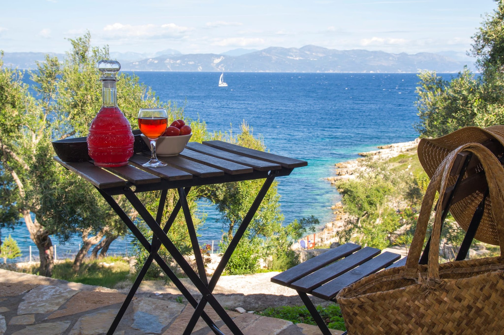 Villa confortable, 1 chambre, avec vue sur mer