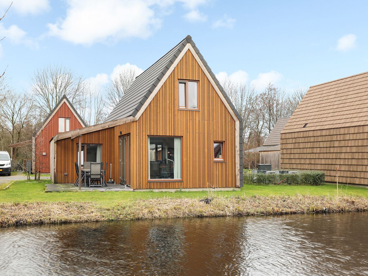 Komfort 6-Personen-Wasserhaus im Ferienpark Landal Ferienhaus in den Niederlande