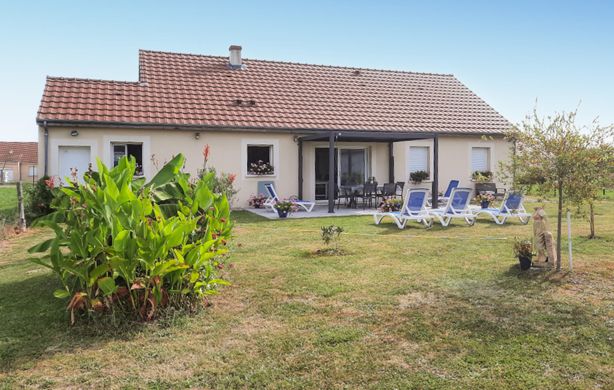 Maison de campagne de charme, 4 chambres, avec piscine