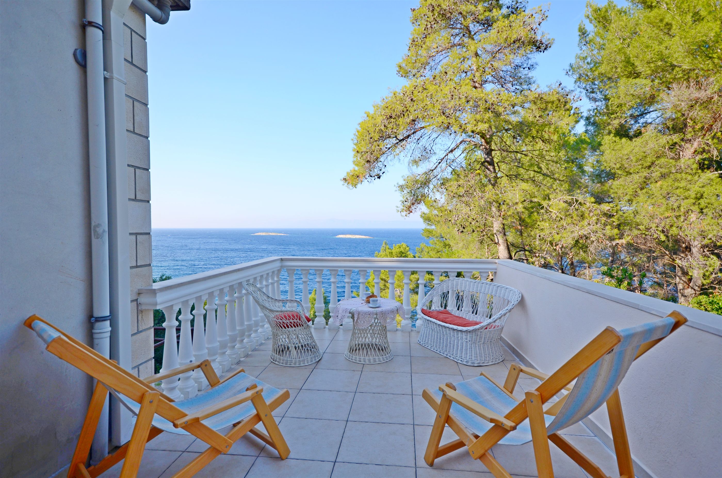 Ferienhaus mit umzäuntem Garten in Prigradica (Kroatien) und 2 Hunde erlaubt