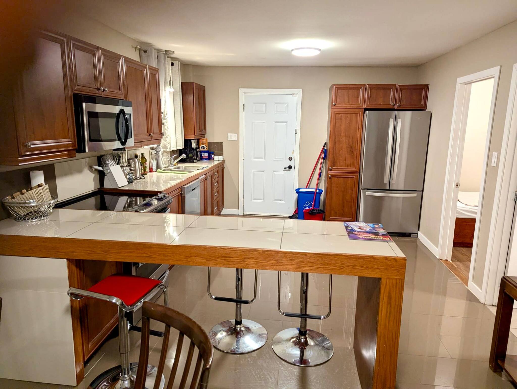 Apartment 3 bedrooms, with garden