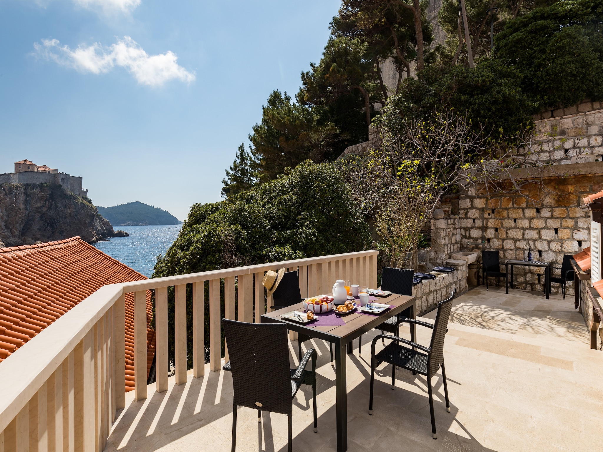 Apartments Odin - One-bedroom Apartment With Terrace And Sea View - 4 - Dubrovnik