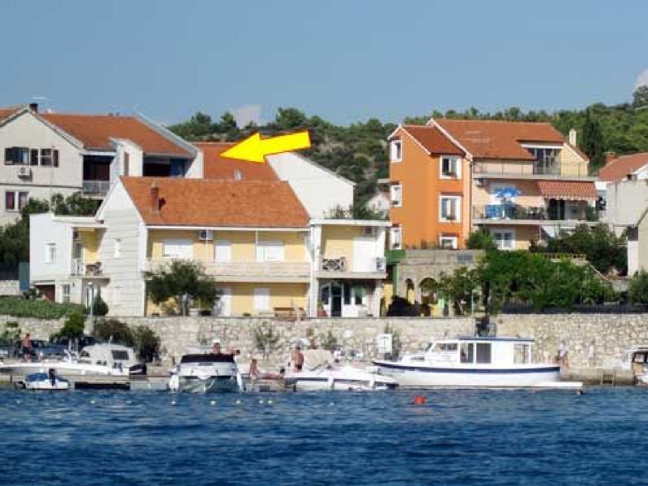 Vakantiehuis in Brodarica (Kroatië) 2 honden zijn welkom