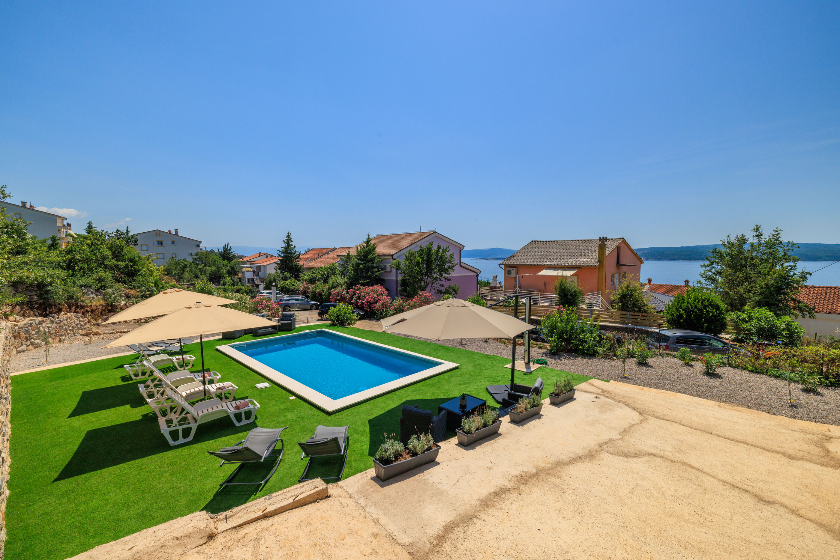 Ferienhaus in Dramalj (Crikvenica) (Kroatien) und 2 Hunde erlaubt
