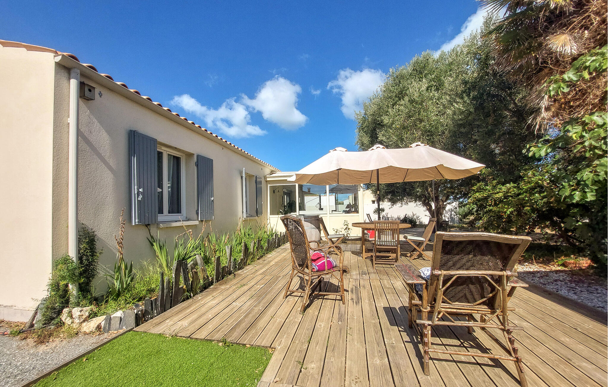 Ferienhaus 2 Schlafzimmer, mit Garten