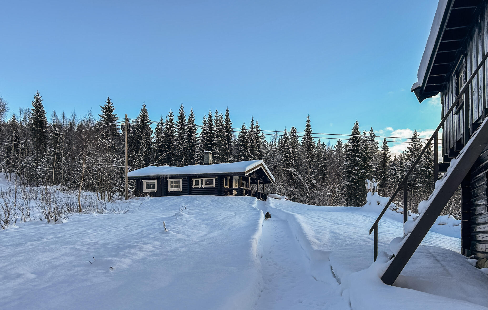 House 2 bedrooms, with fireplace