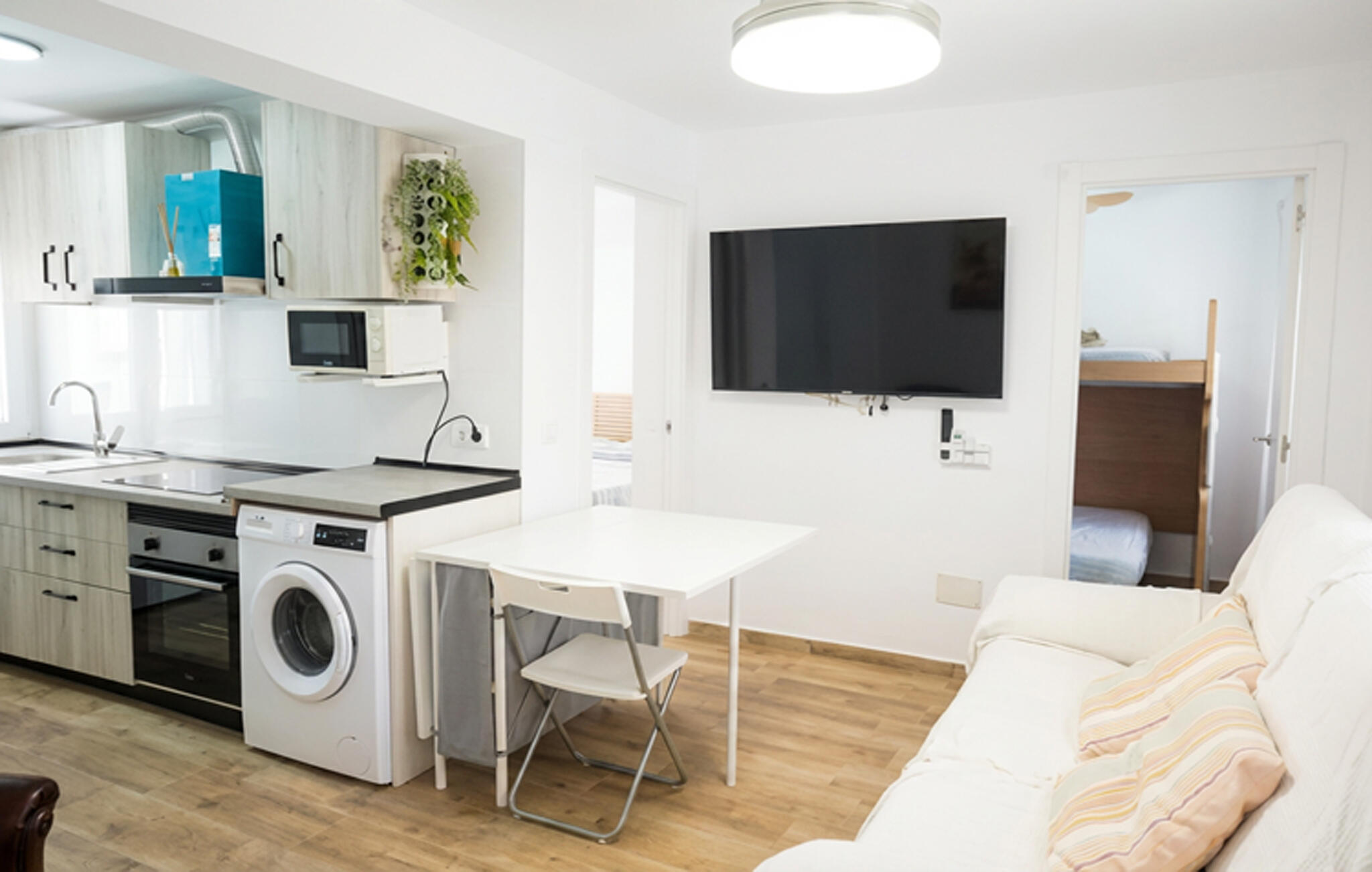 Apartamento 2 habitaciones, con aire acondicionado