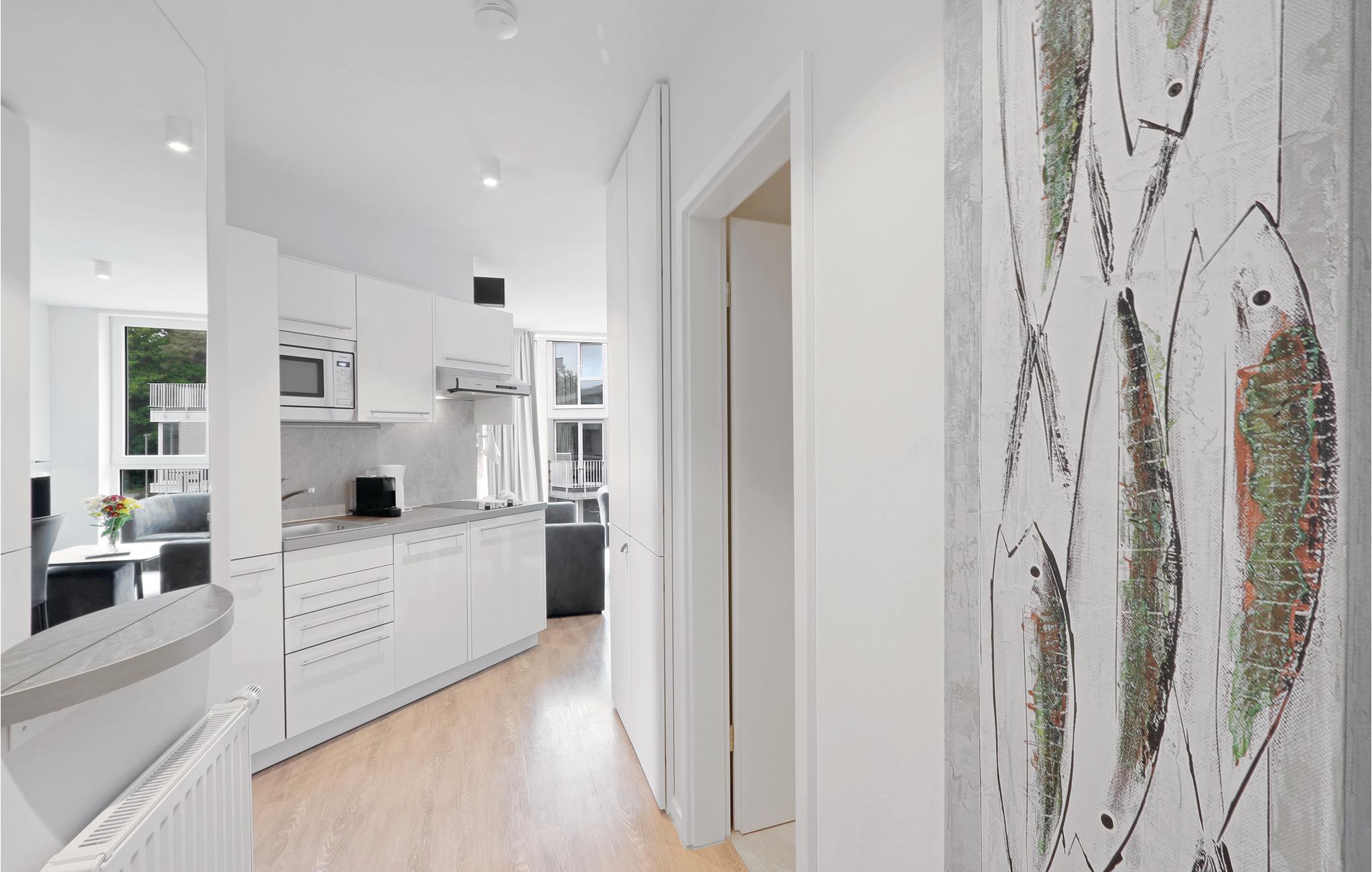 Appartement moderne, 1 chambre, avec vue sur mer