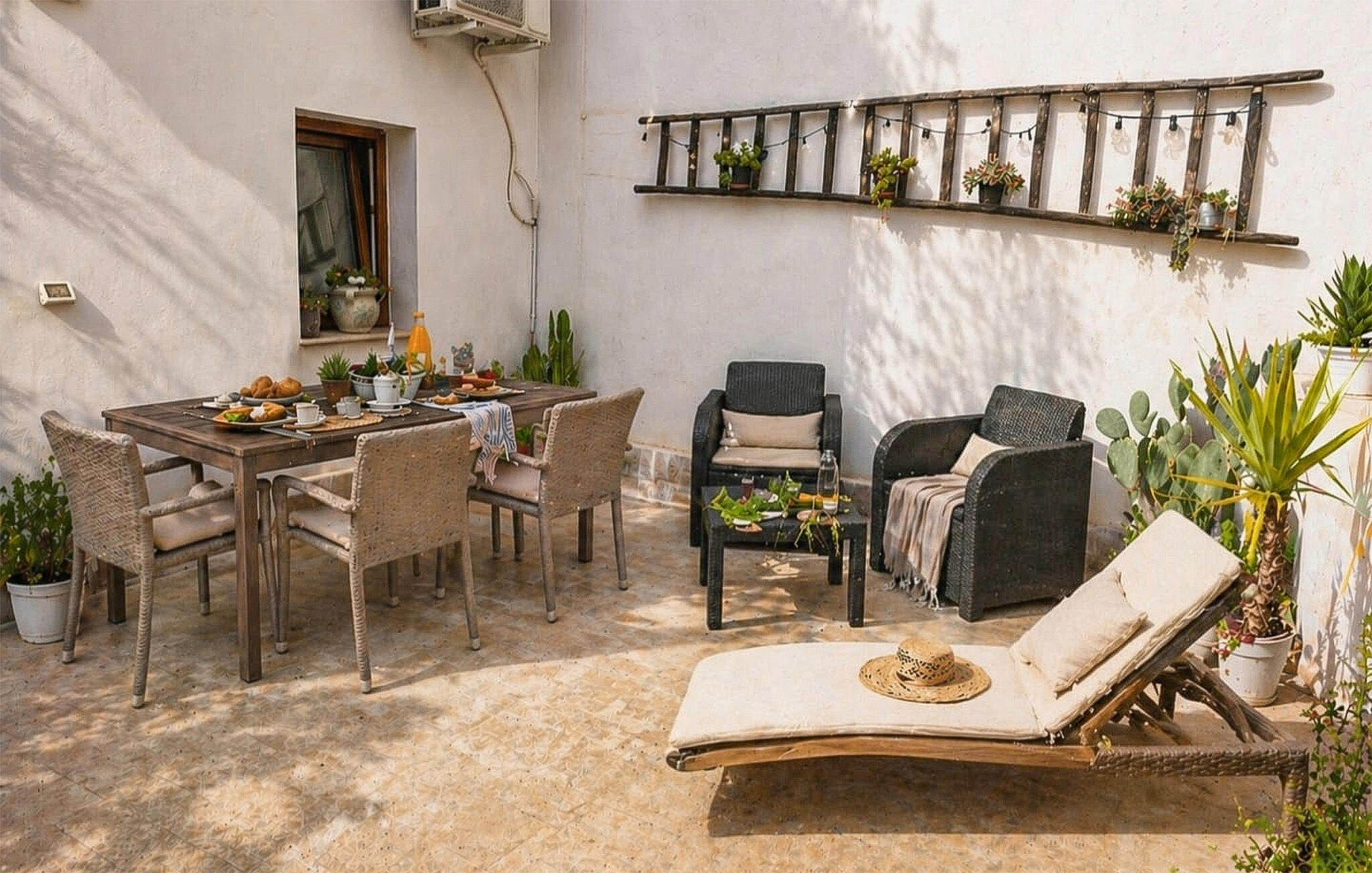 Ferienhaus 1 Schlafzimmer, mit Klimaanlage