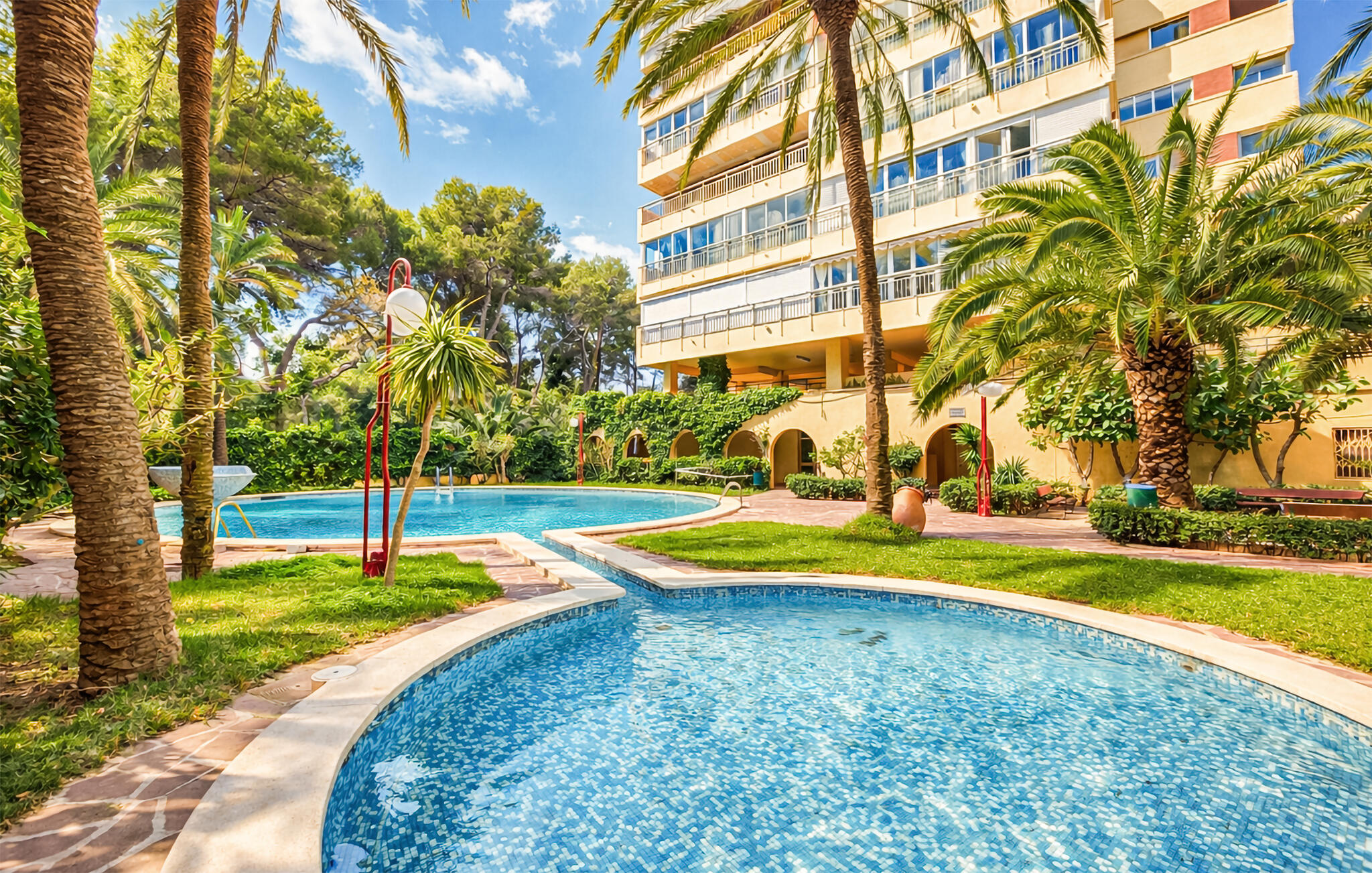 Apartment 3 bedrooms, with sea view