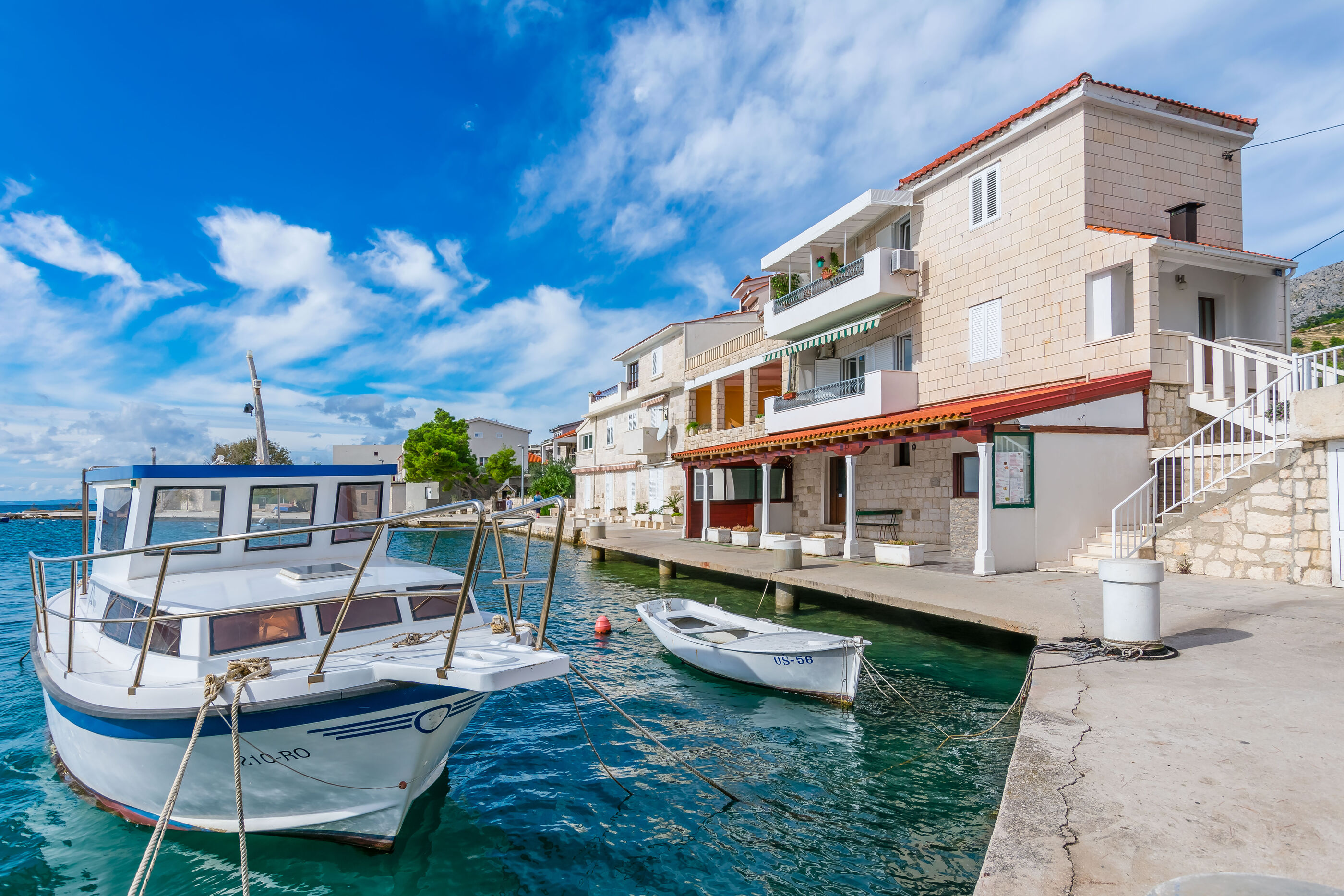 Vakantiehuis in Dugi Rat (Kroatië) 2 honden zijn welkom