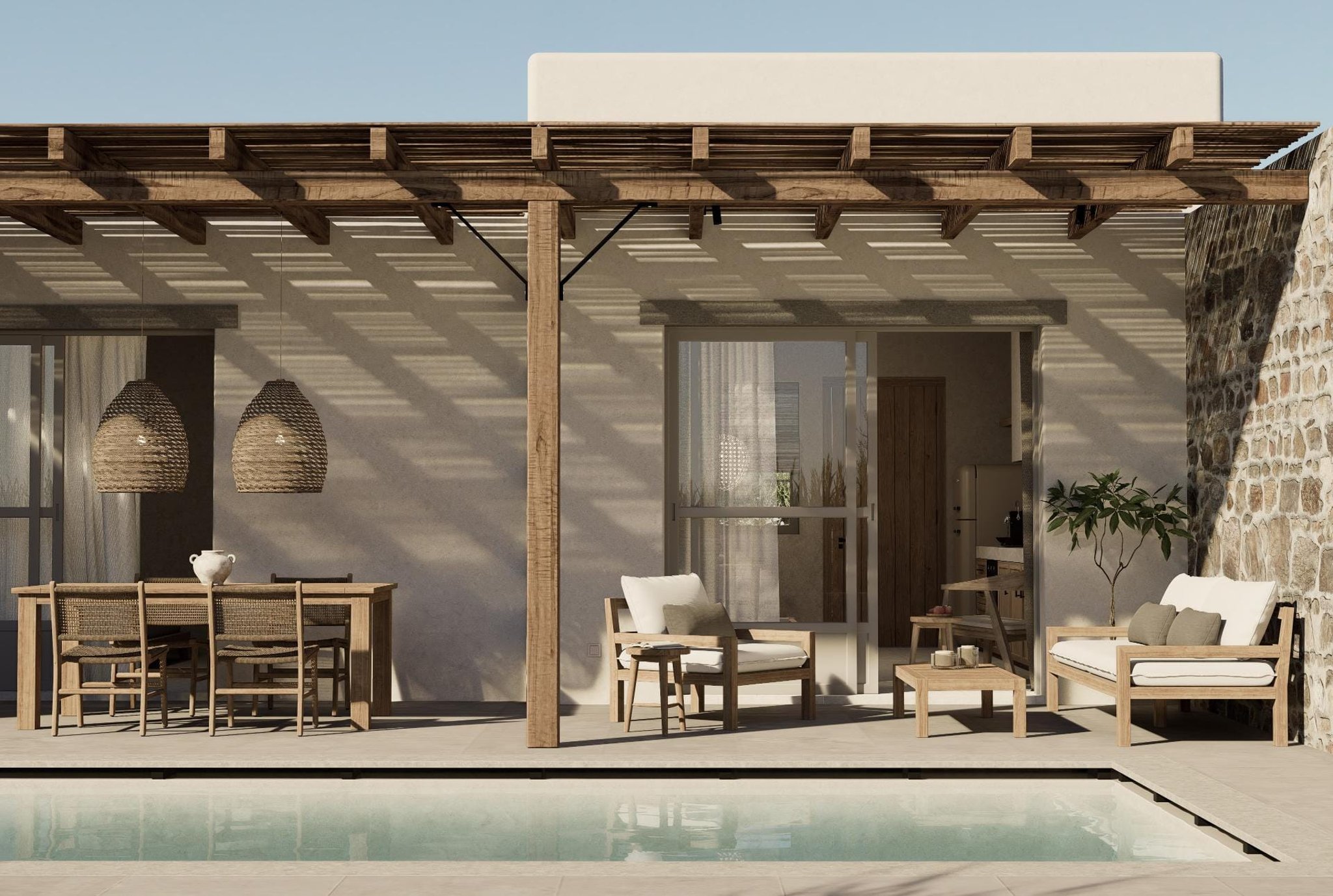 Villa 1 Schlafzimmer, mit Pool