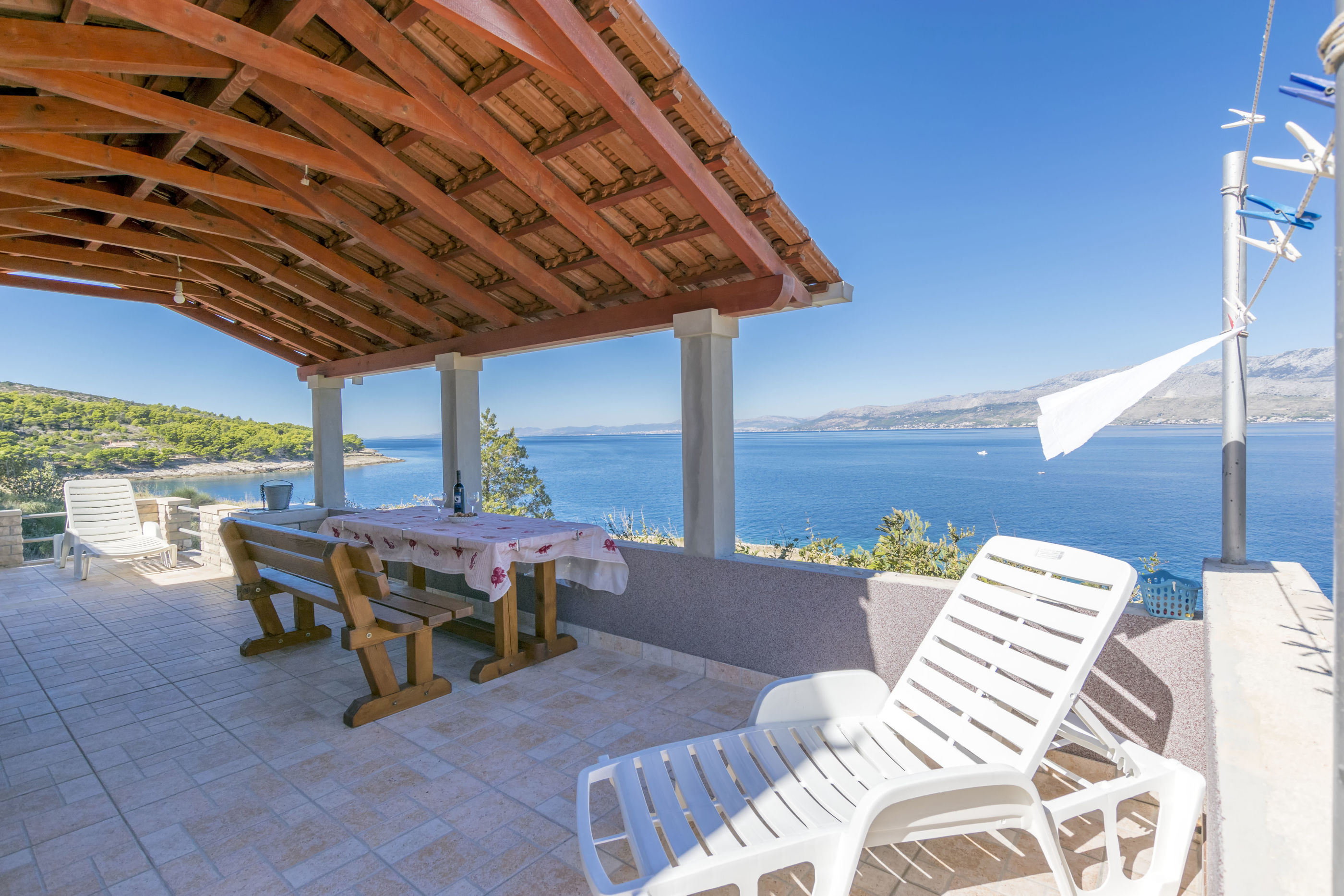 Ferienhaus in Postira - island Brac (Kroatien) und 2 Hunde erlaubt